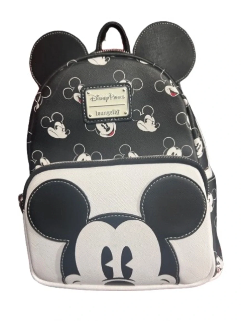 Disney Black & White Mickey Mouse Loungefly Backpack